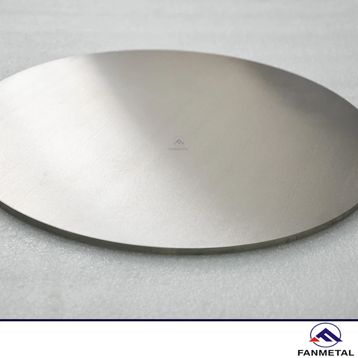 Niobium   metaal   disc